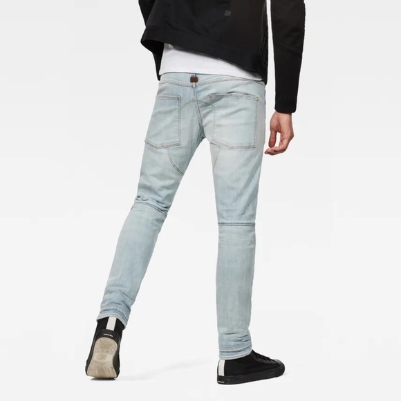 G Star Raw 5620 3D Slim Jeans | Men’s Sz 30W / 32L | lt blue | Like New - Picture 2 of 4